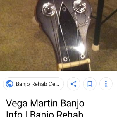 Vega 5 string 1970's Natural inlay Resonator MOP image 8