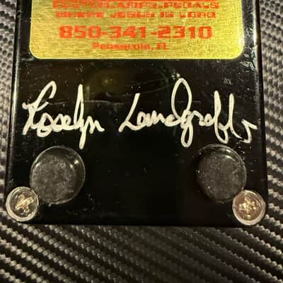 Landgraff Dynamic Overdrive Pedal 1999 - 2015 Signed by Roselyn Landgraff, hand painted Swirl image 15