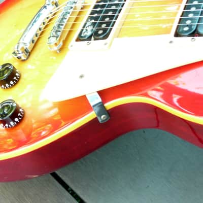 Greco EG700R Single Cut Away 1976 Red Sunburst+Gig Bag FREE image 11