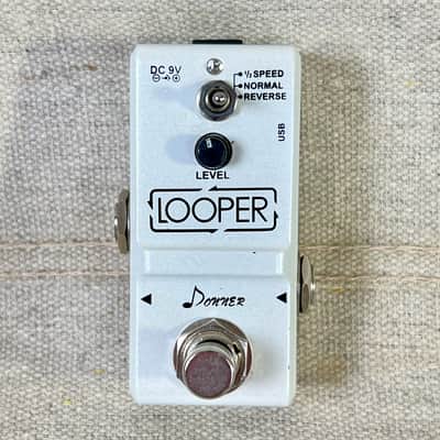 Donner Looper White Guitar Effect Pedal image 1