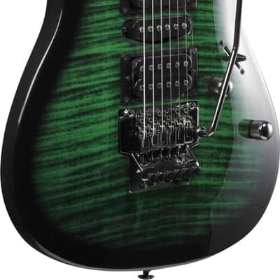Ibanez KIKOSP3-TEB Kiko Loureiro Signature Electric Guitar 6-String - Transparent Emerald Burst image 3