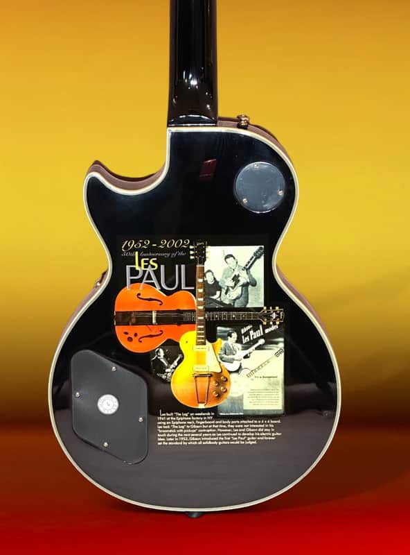 Epiphone Les Paul 50th Anniversary Ebony Electric Guitar 2002 image 1