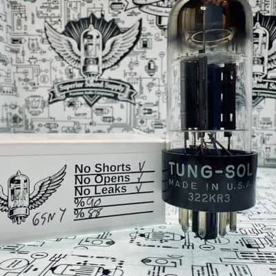 Tung-Sol 6SN7GTB Preamp Tube 1950s USA - Tested image 9