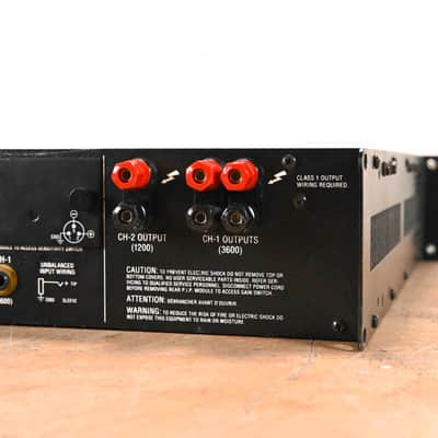 Crown Macro-Tech 36x12 2-Channel Power Amplifier CG01VR0 image 6