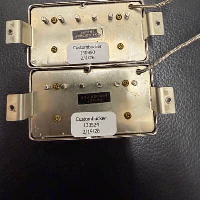 Gibson Custombucker Humbucker PAF Pickup Set 2024 - Nickel image 4