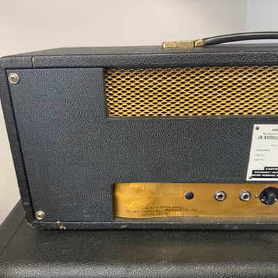 Marshall JTM50 "Black Flag" 1987 Lead 2-Channel 50-Watt Guitar Amp Head - 1967 - Black image 8