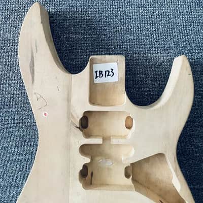 DIY Project Guitar Body Blank with HSH Routing in Natural Basswood image 8