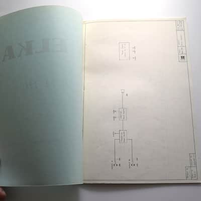 ELKA RM110 Service manual repair Schematic diagrams Schema R.M. 110 Power Amplifier image 2