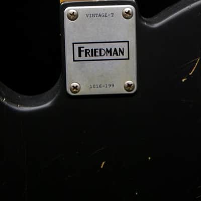 Friedman  Vintage T  2017 Satin Black Relic image 8