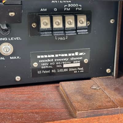Vintage Marantz Model Twenty Three 23 Solid State AM/FM Stereophonic image 11