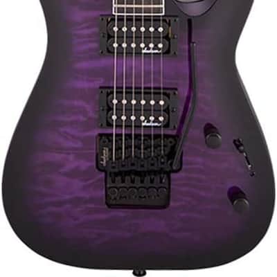 Jackson Dinky Arch Top JS32Q DKA - Transparent Purple Burst image 1