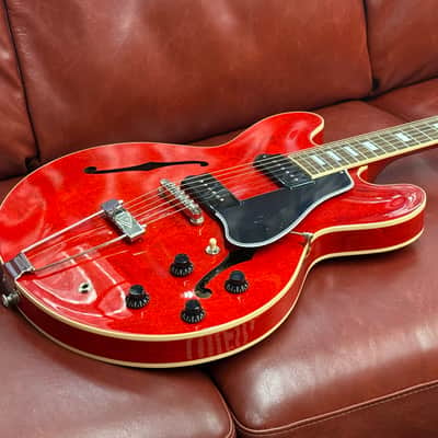 Gibson ES-330 Thinline Hollowbody P90 60s Cherry New Unplayed Auth Dlr 6lb3oz #179 image 8