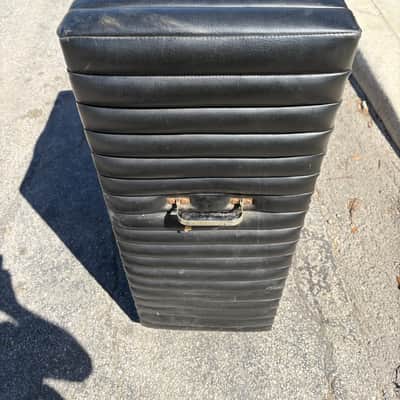 Kustom 1G+1H 1970s - Black Tuck and Roll 1x15 Cab w/ Horn *SUPER RARE* image 3