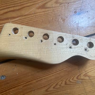 Unbranded Quarter Sawn Telecaster Electric Guitar Neck Left Handed image 8