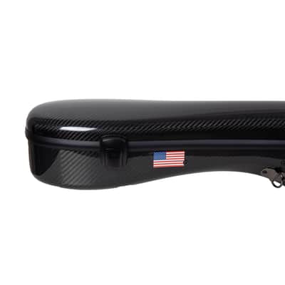 Air Carbon® by Crossrock | 4/4 Classical Guitar Flight Case – 3K Twill Weave Carbon Fiber in Obsidian Black® – TSA Lock & Ergonomic System – Lab-Tested Impact Resistance image 8