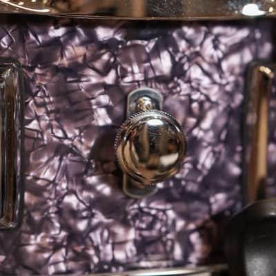 Rogers 12/14/18/5x14" Cleveland (Reissue) Drum Set - Purple Diamond Pearl image 20
