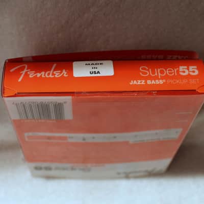 Fender Super 55 Jazz Bass Pickup Set Neck and Bridge New in Box Double Black image 4