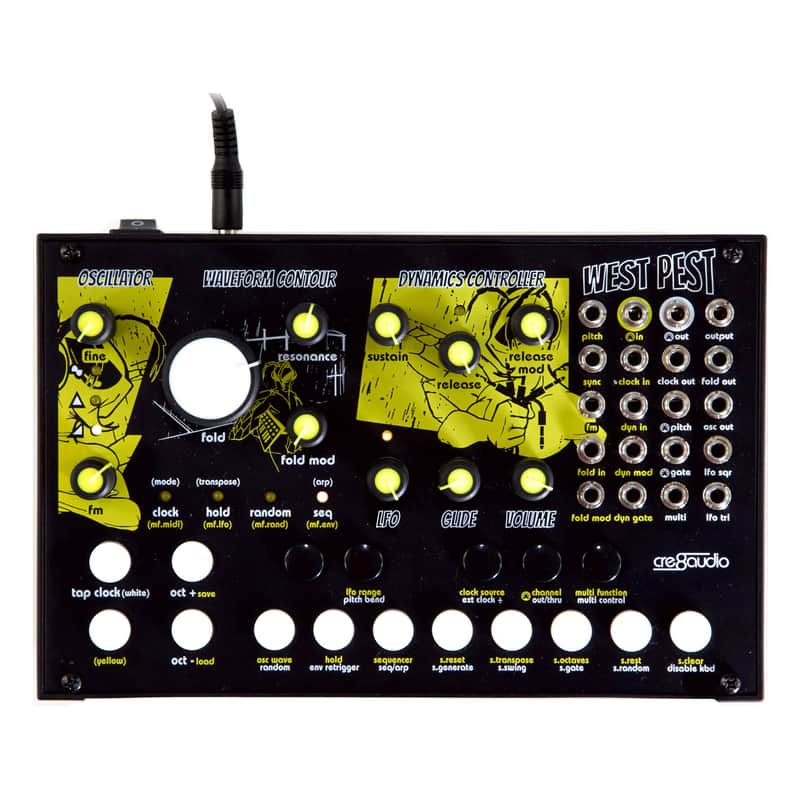Cre8Audio West Pest Semi-Modular West Coast Style Desktop Synthesizer image 1