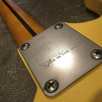 USA Relic Strat Style Electric Guitar Road Worn Yellow by Nate's Relic Guitars image 11
