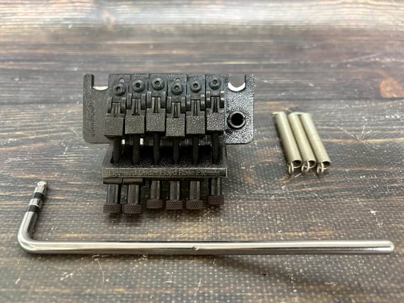 80s Jackson JT-6 Tremolo Bridge Floyd Rose Licensed Black w/ Arm image 1