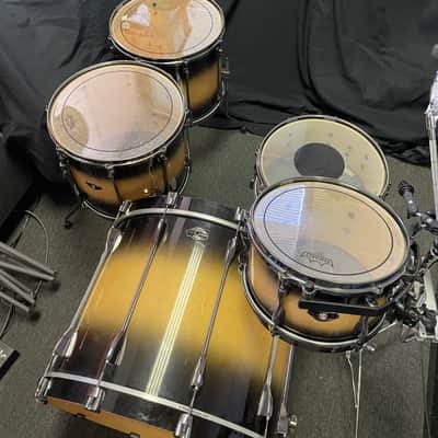 Tama Superstar Hyperdrive 5pc Drum Set - Dark Desert Burst image 11