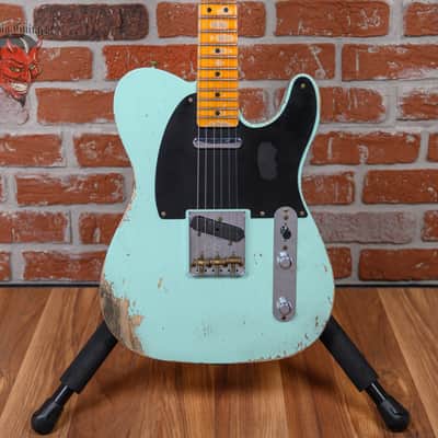 Fender Custom Shop 1952 Telecaster Heavy Relic Surf Green 2022 w/OHSC image 1