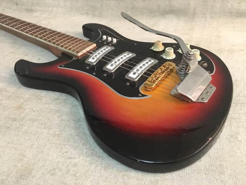 1960's Norma EG 413-3T Sunburst Finish Triple Pickup Vintage | Reverb
