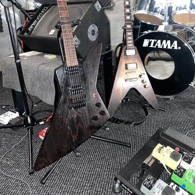 Gibson Limited Edition Vampire Blood Moon Explorer 2011 - Ebony/Red image 1