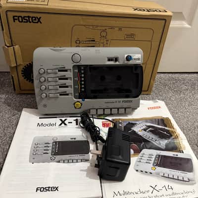 Fostex X14 Vintage Analog 4 Track Cassette Multitracker Recorder Portastudio [custom pitch mod] image 4