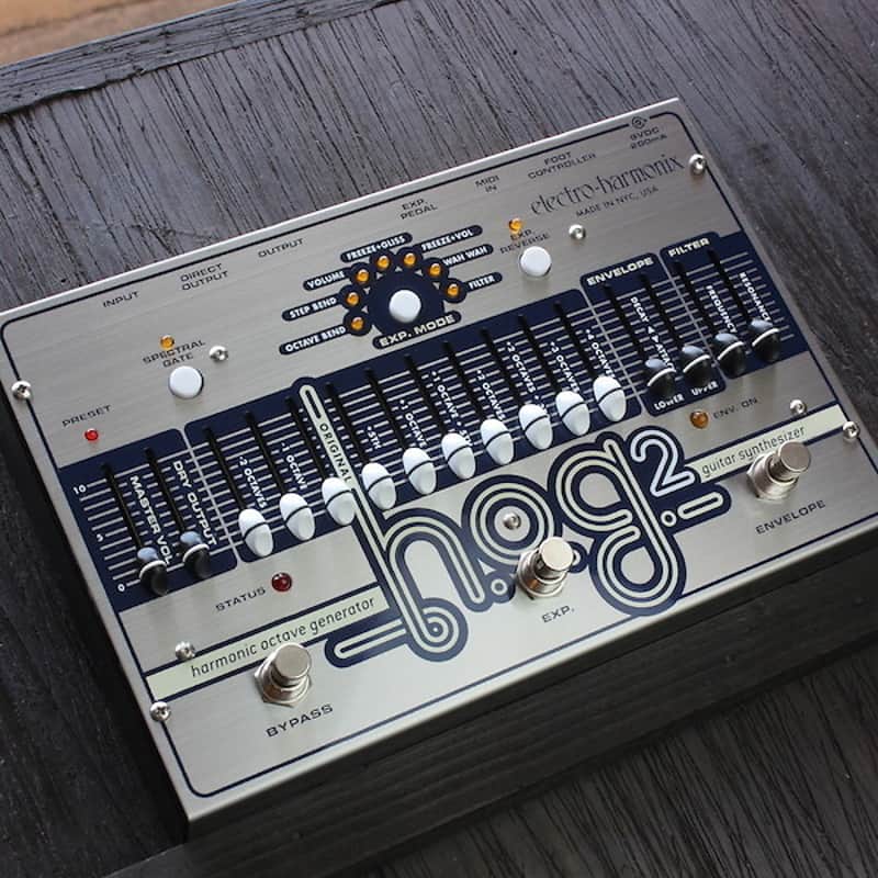 electro-harmonix エレハモ　hog フルセット エフェクター】エレハモよりギター・シンセサイザーH.O.G.2登場