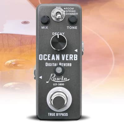 Rowin LEF-3800 Ocean Verb (Digital Reverb Mini Pedal - Room, Spring, Shimmer) image 1