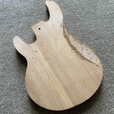 4 String Bass Basswood StingRay Style Body DIY Project image 5