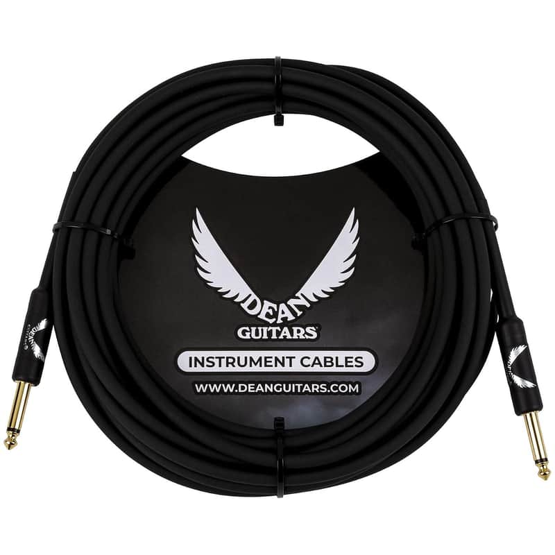 Dean Guitars 25 ft Instrument Cable, Straight to Straight image 1
