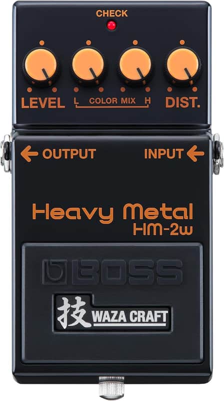 Boss HM-2W Heavy Metal Guitar Effects Pedal | Legendary Chainsaw Tone of Swedish Death Metal | Waza Craft Edition | Standard HM-2 Mode and More Aggressive Custom Mode image 1
