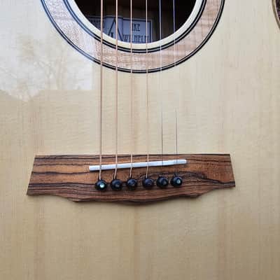 Wilhelm Guitars Black Limba, German Spruce OM Acoustic Guitar image 8