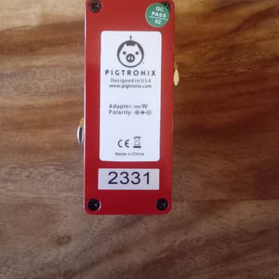Pigtronix Octava Micro Octave Fuzz 2010s - Red Bild 3