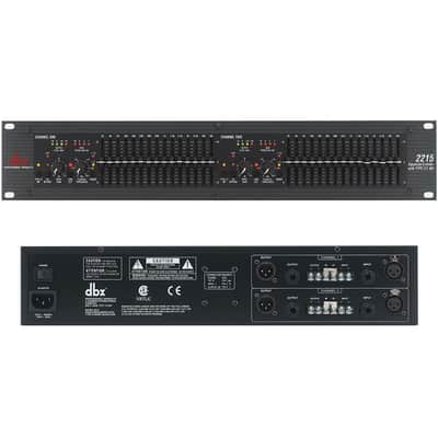 dbx 2215 Dual Channel 15-Band EQ/Limiter w/ Type III Noise Reduction