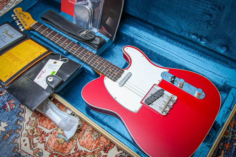 FENDER USA Custom Shop '59 Reissue Telecaster Custom Relic " Morocco red + Rosewood" (2024) image 1