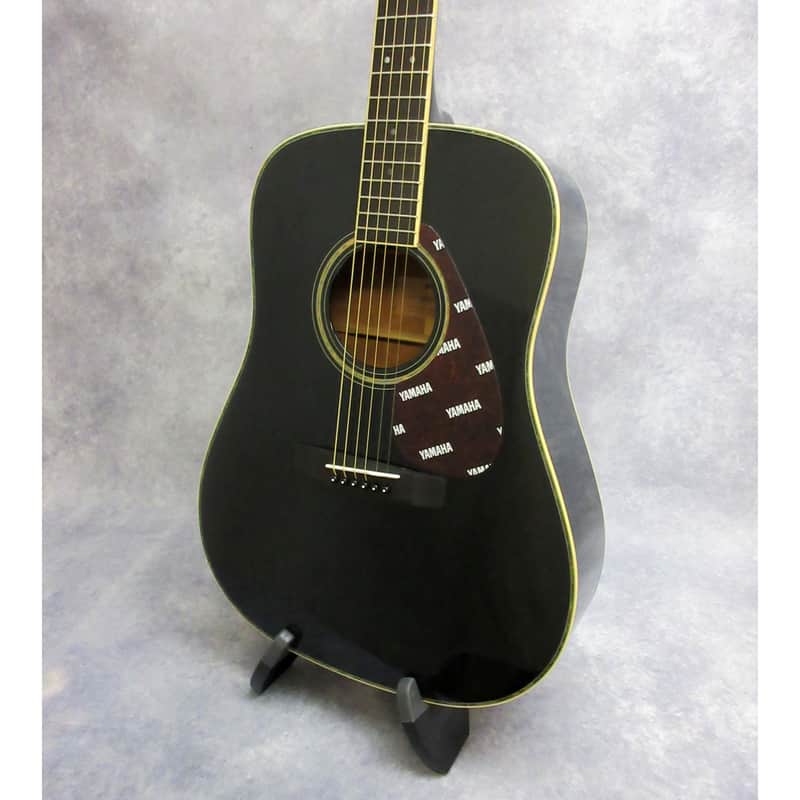 Yamaha DW-8 Dreadnought Acoustic Guitar Black | Reverb