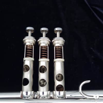 Beautiful Getzen Eterna Severinsen Model trumpet case mouthpiece gamonbrass image 23