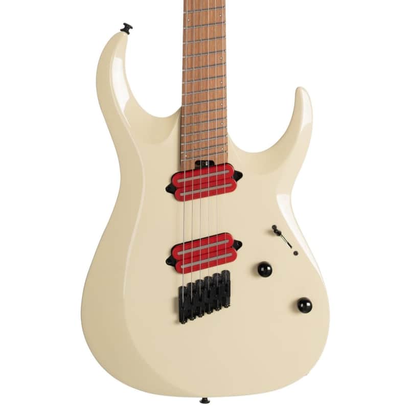 Cort MUTILITYII-MBG X Series Mutility II Double Cutaway Electric Guitar. Military Beige image 1