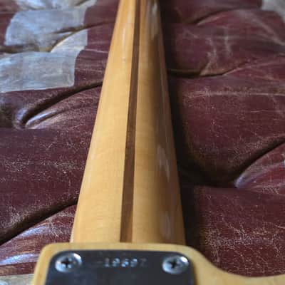 Fender Precision Bass 1957 Artist Owned Ex David Coverdale, Stealers Wheel - Telecaster Headstock, dash serial number, factory natural vintage 50s P-bass, sales receipt image 16