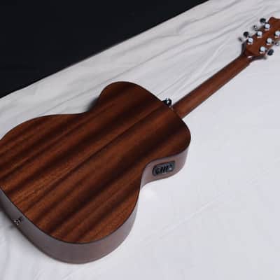 LUNA Wabi Sabi FOLK acoustic electric GUITAR new - SOLID SPRUCE TOP w/ Hard Case Bild 6