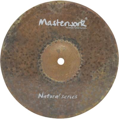 Masterwork Natural Series 6pcs 14" Hi-Hat - 16" - 18” Crash - 20" Ride - 18 China - 8" Splash Cymbal Set image 6