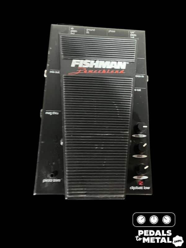 Fishman PowerBlend Pedal Early 2000's - Black X13142 image 1