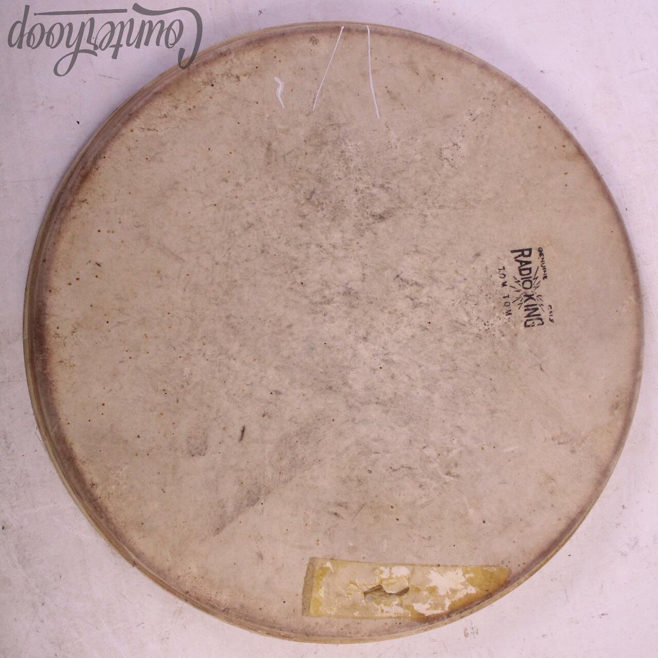 Slingerland Radio King Rack Tom 13"Calf Skin Drum Head Batter Vintage 40s Sparks — main photograph
