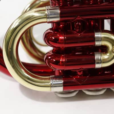 Bach Model PT710R 'Prelude' Bb Pocket Trumpet in Red BRAND NEW image 9