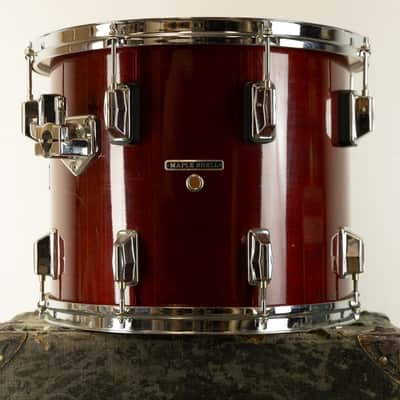 1980s Pearl 12x14 "Extender" Rosewood Lacquer Tom image 3