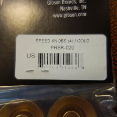 Gibson PRSK-020 Speed Knobs (4 pcs.) (Gold) image 3