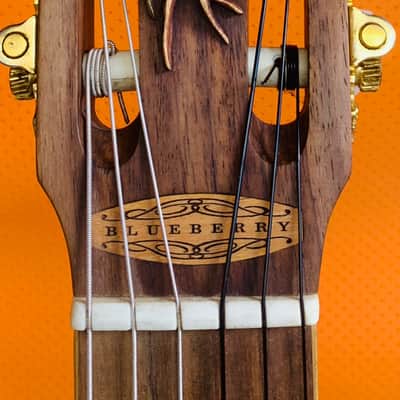 Blueberry NEW IN STOCK Classical Nylon String Guitar - Alaskan Spruce and Mahogany image 3